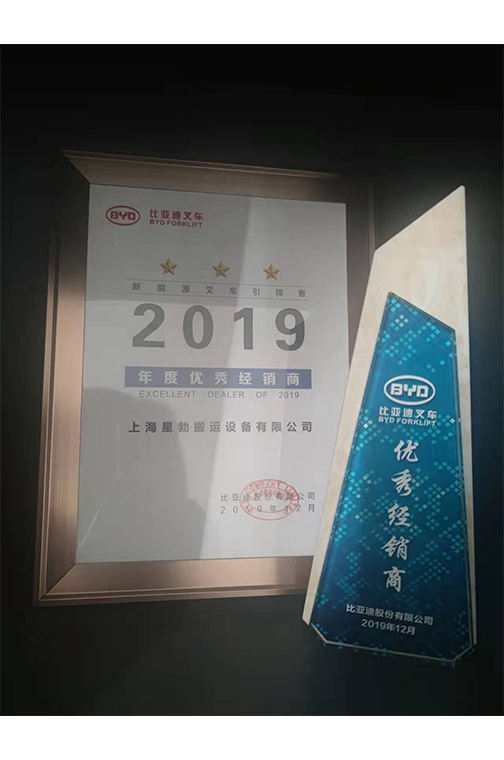 舟山市比亚迪2019优秀经销商